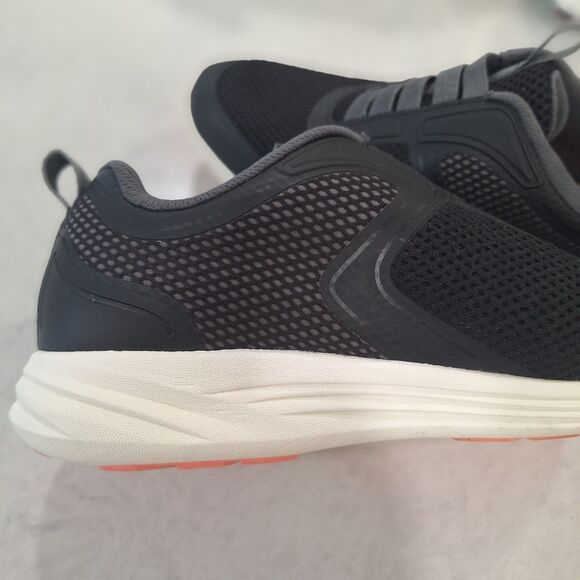 Vionic Gored-Lace Athletic Sneakers - Reign Black Size 7W - Picture 8 of 9